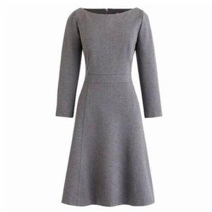 j crew fit and flare sheath dress in stretch ponte J. Crew | Dresses | J Crew Fit And Flare Sheathe Dress Ponte Knit Gray Size  6